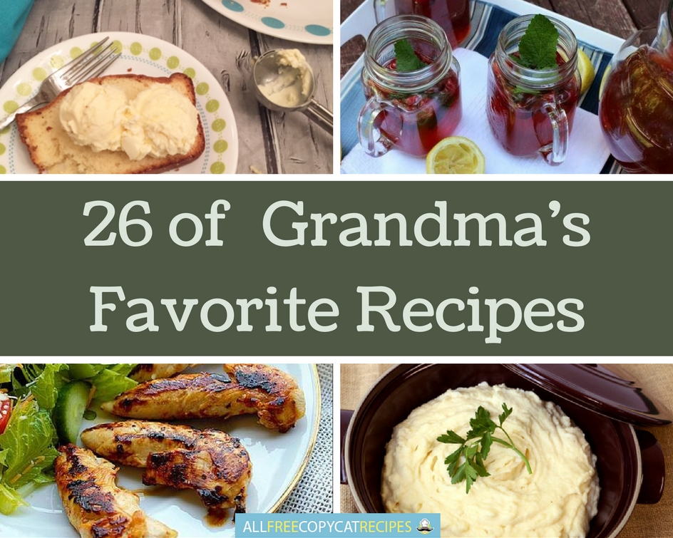 26 of Grandma's Favorite Recipes