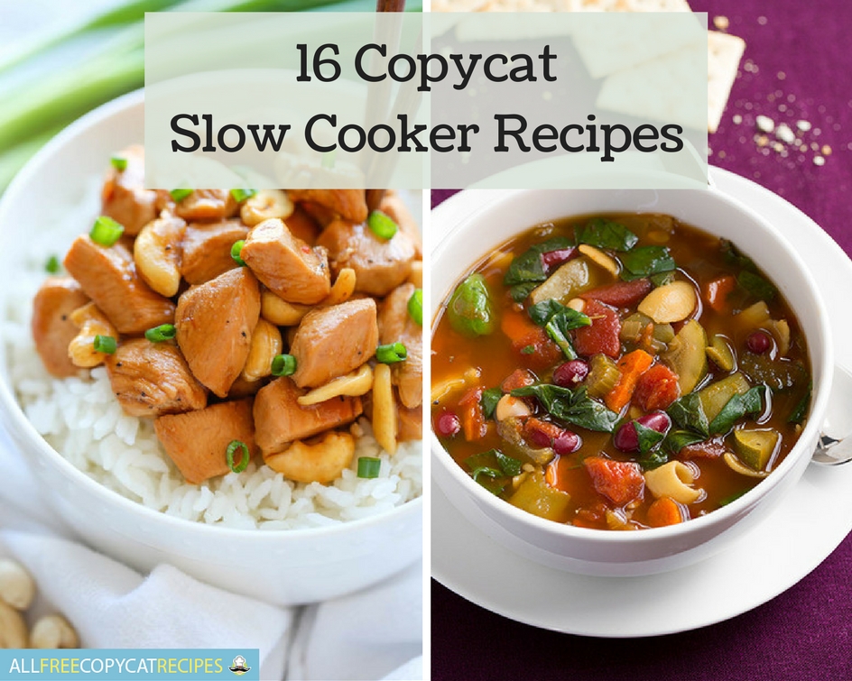 16 Copycat Slow Cooker Recipes